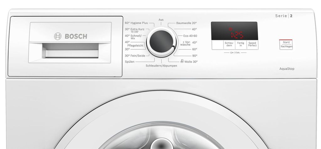 Bosch WGE02471 Waschmaschine 7kg Active Water Plus Nachlegefunktion Aquastop