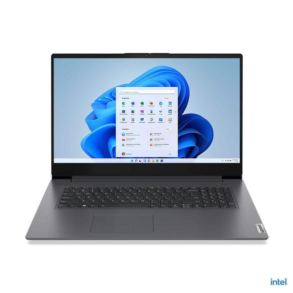 Lenovo 17" Laptop Intel u300 / 4x 3.3GHz / 16GB / 512GB / IPS / Win11 Pro + Office 2024 von Softmaker