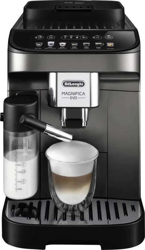 De'Longhi DeLonghi ECAM 290.81.TB Magnifica Evo Milk, Kaffee - Vollautomat, titanium/schwarz