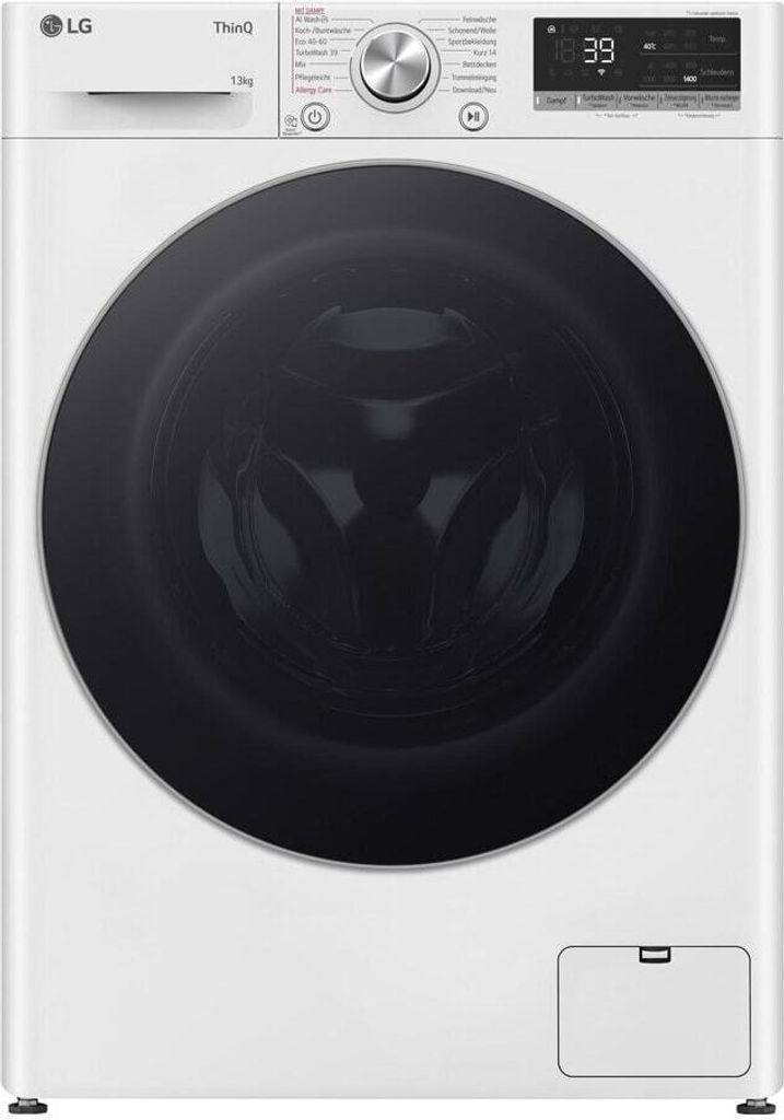 LG F4WR7031, Frontlader, 13 kg, A, 75 dB, 1400 RPM, A