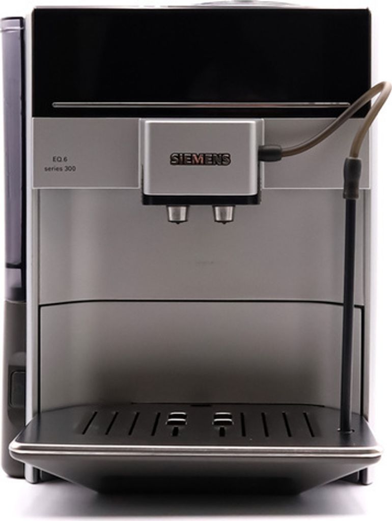 Siemens EQ.6 plus s300, Espressomaschine, 1,7 l, Kaffeebohnen, Gemahlener Kaffee, Eingebautes Mahlwerk, 1500 W, Schwarz, Grau