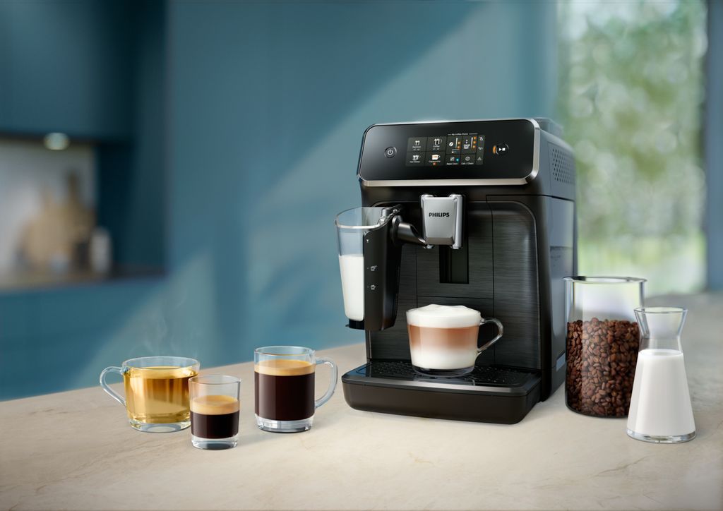Philips Series 2300 EP2336/40 Kaffeevollautomat, Espressomaschine, 1,8 l, Kaffeebohnen, Eingebautes Mahlwerk, 1500 W, Grau