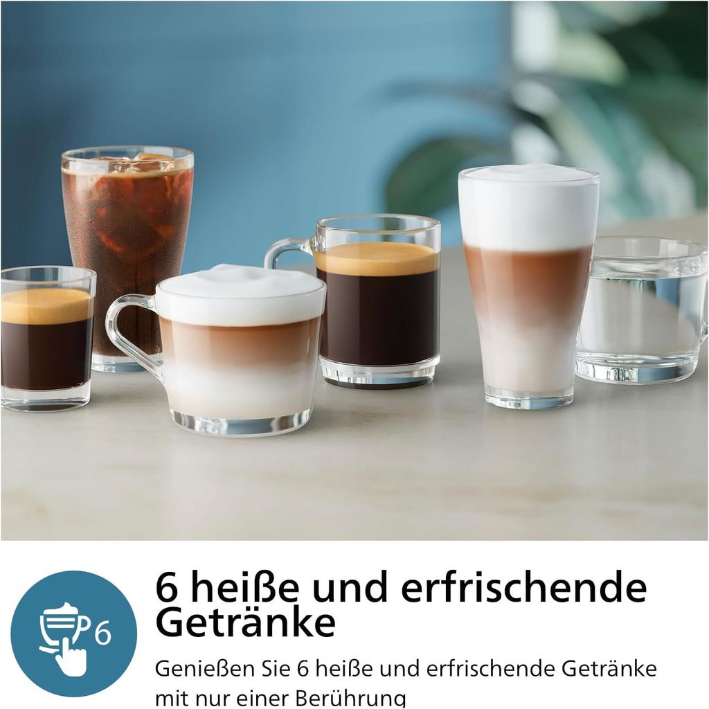 Philips Series 3300 EP3347/90 Kaffeevollautomat, Espressomaschine, 1,8 l, Kaffeebohnen, Eingebautes Mahlwerk, 1500 W