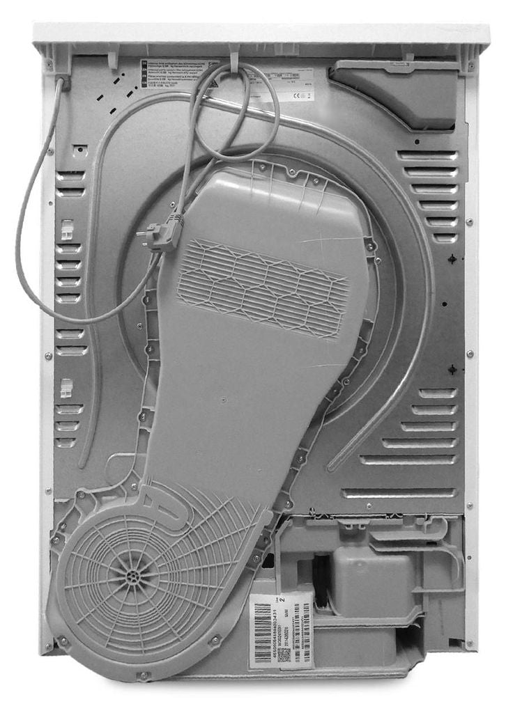 Bosch Serie 6 WQG241001, Freistehend, Frontlader, Wärmepumpe, Weiß, Drehregler, Rechts