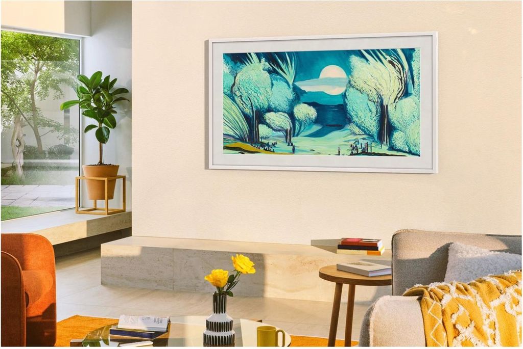 Samsung The Frame QE55LS03FAU, 139,7 cm (55"), 3840 x 2160 Pixel, QLED, Smart - TV, WLAN, Schwarz