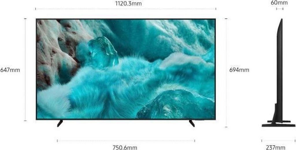 Samsung QLED TV, 50 Zoll (127 cm), 4K UHD, HDR10+, Smart TV, Gaming Hub, WiFi
