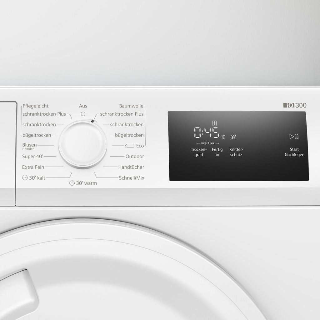 Siemens WT43H003 Wärmepumpentrockner 7kg MultiTouch LED - Display AutoDry