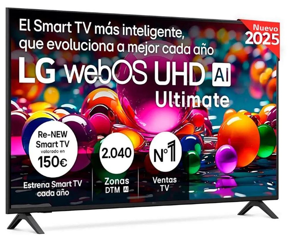 LG UHD AI 55UA75006LA, 139,7 cm (55"), 3840 x 2160 Pixel, LED, Smart - TV, WLAN, Schwarz