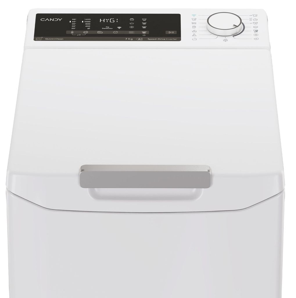 Candy TCA474TM5 - S Waschmaschine Toplader 7kg Smarte Bedienung Nachlegefunktion