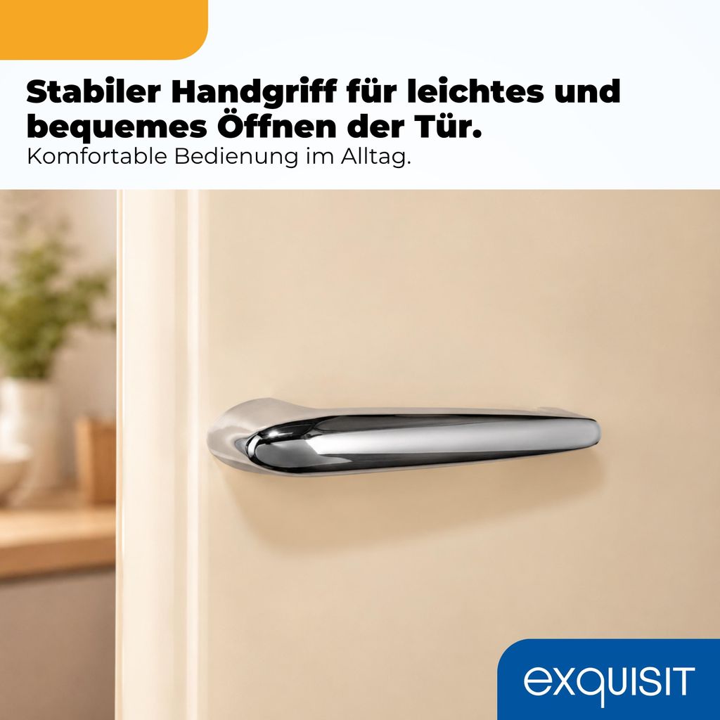 Exquisit Retro Vollraumkühlschrank 225 l - RKS325 - V - H - 160C