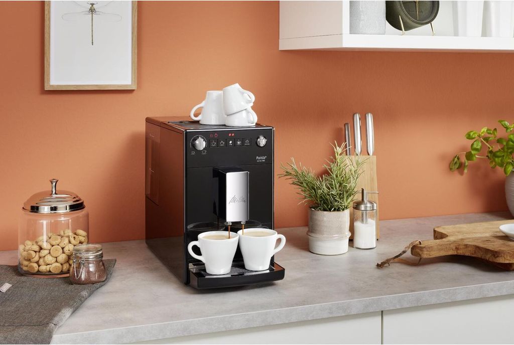 Melitta F23/0 - 102 Kaffeevollautomat Double Cup Mode Flüsterleises Mahlwerk