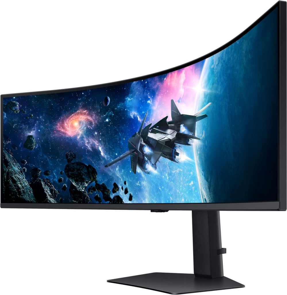 Samsung G95C, 124,5 cm (49"), 5120 x 1440 Pixel, Dual QHD, LED, 1 ms, Schwarz
