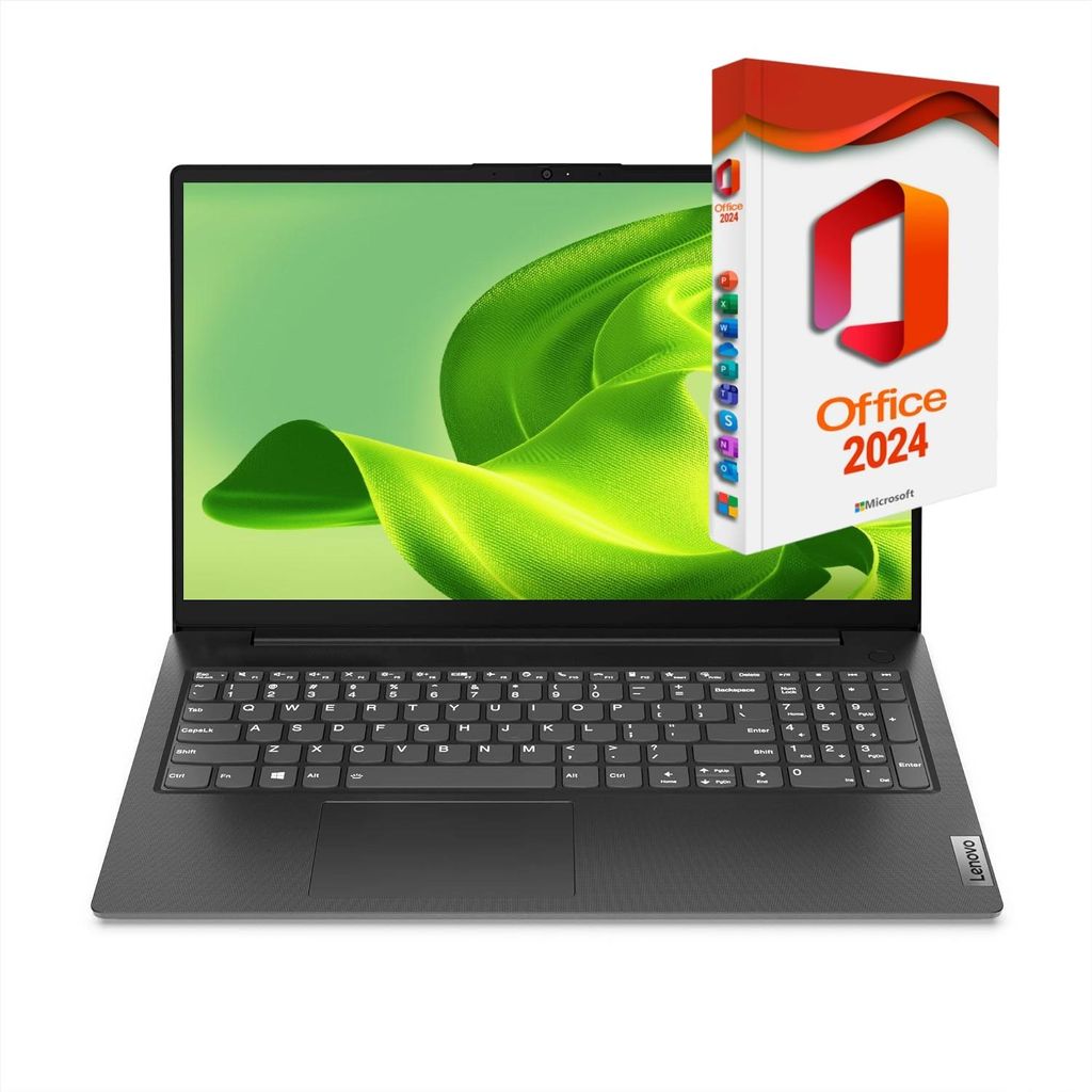 Lenovo V15 - ITN - N150 - 8GB RAM - 256GB SSD - Windows 11 Pro + MS Office 2024 Pro - 39cm (15.6" LED) Full HD TFT - USB - C - Display Port - RJ - 45 LAN