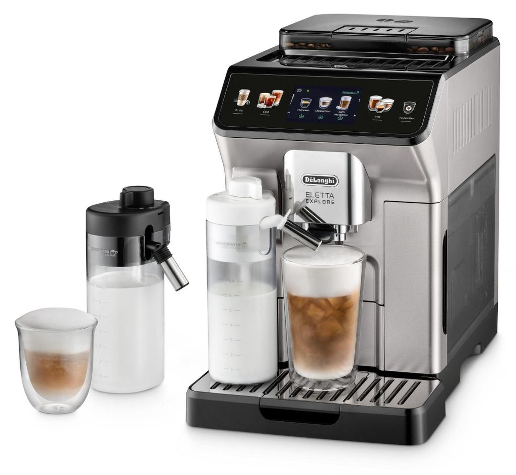 De'Longhi Eletta Explore ECAM450.55.S Kaffeevollautomat silber