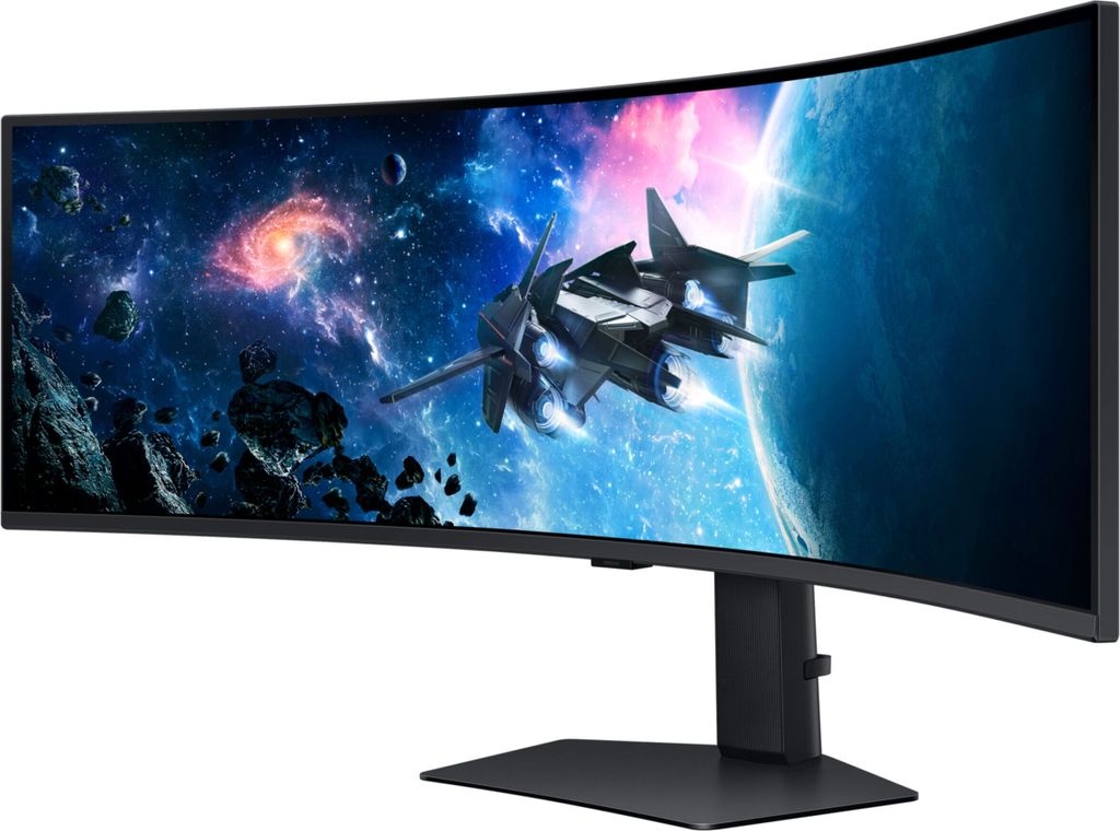 Samsung G95C, 124,5 cm (49"), 5120 x 1440 Pixel, Dual QHD, LED, 1 ms, Schwarz