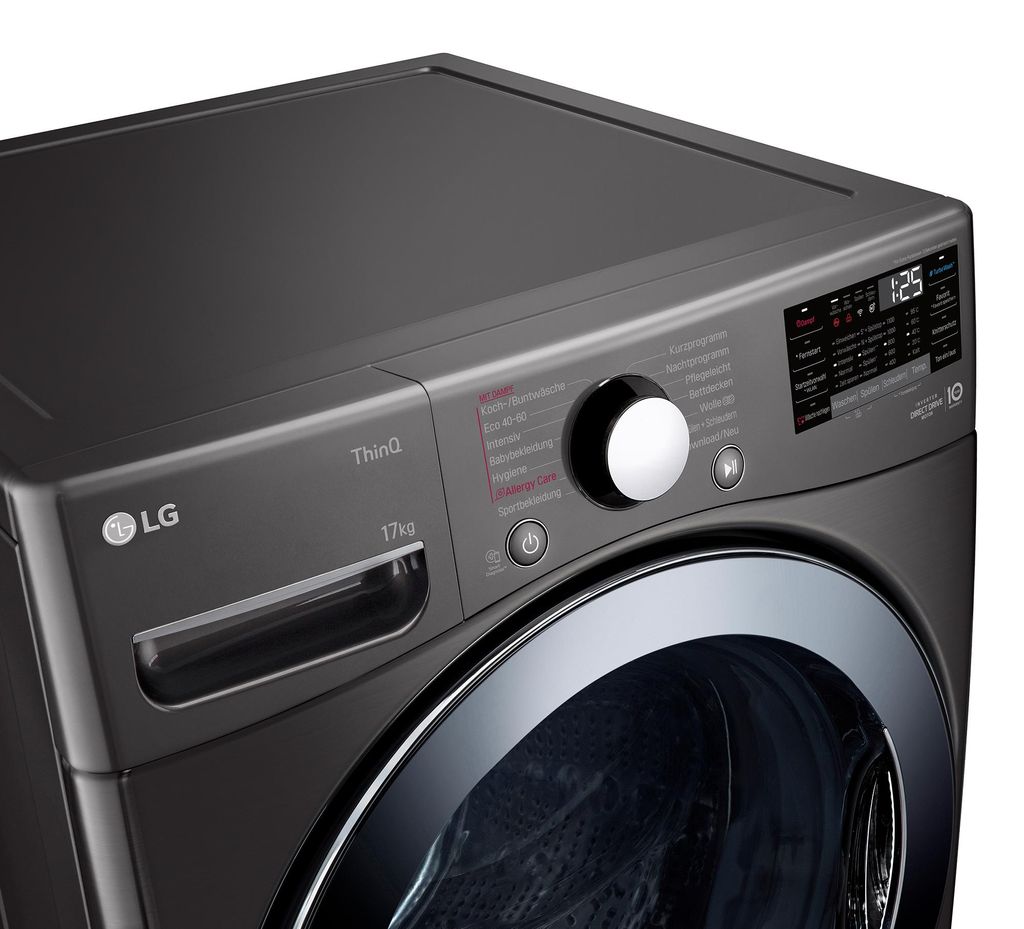 LG F11WM17TS2B Waschmaschine 17kg Digitales Touchdisplay ThinQ App Restanzeige