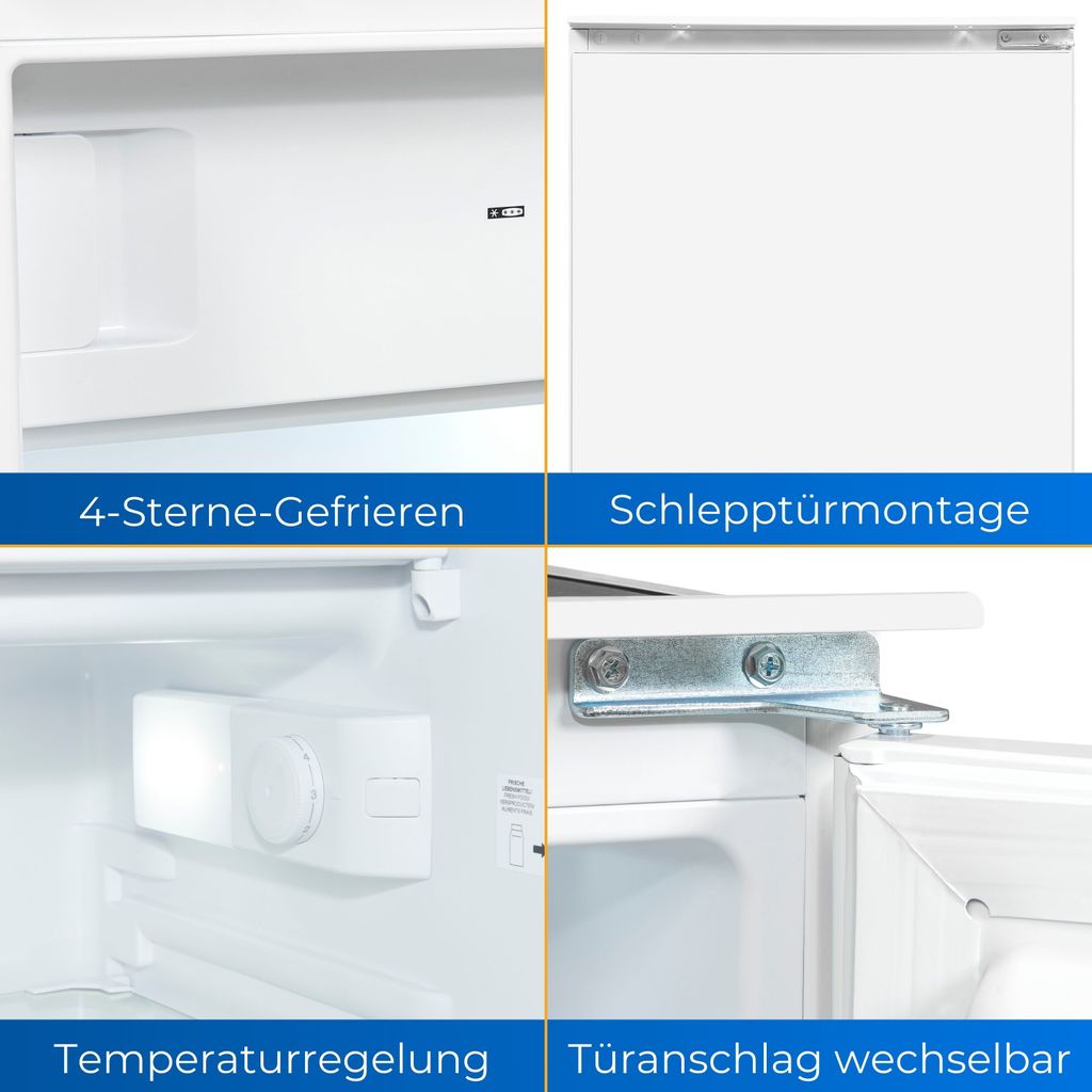 Exquisit Einbau Kühlschrank EKS131 - 4 - E - 040D