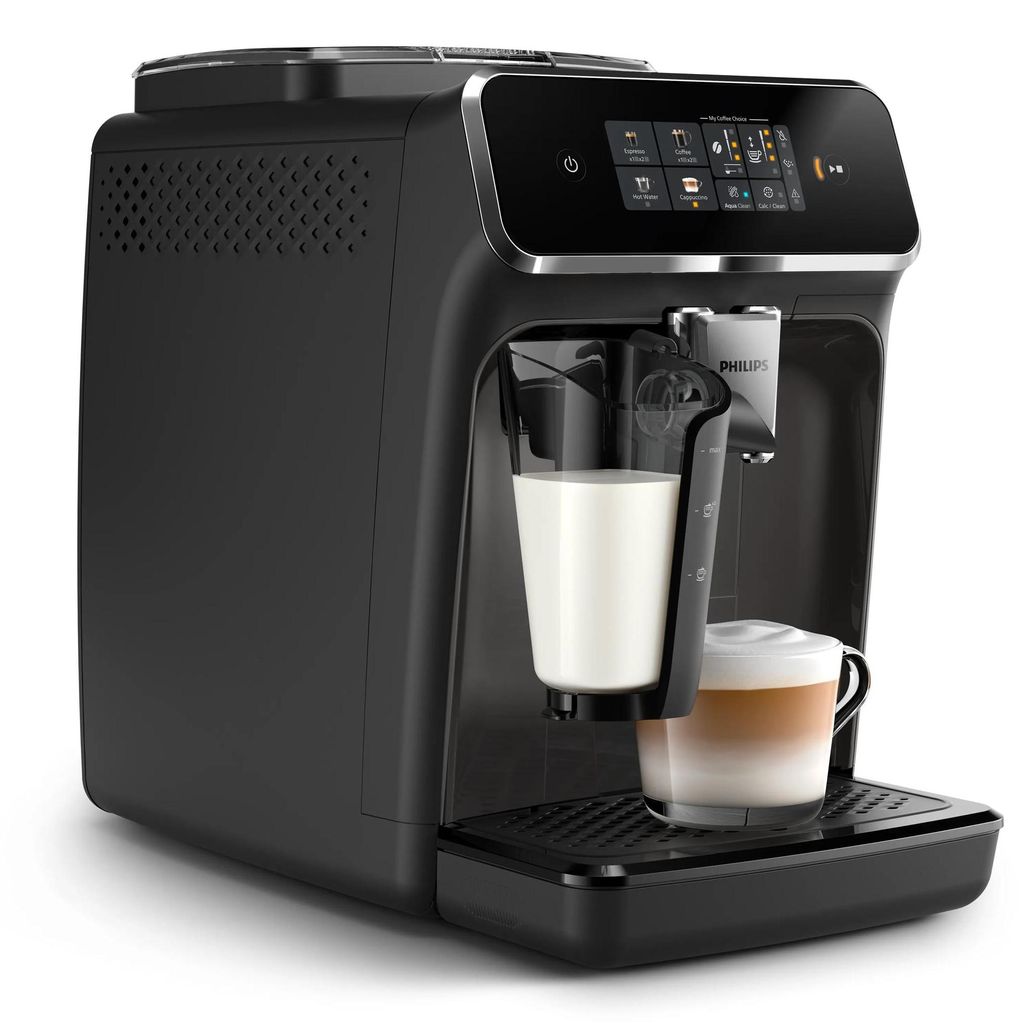 Philips Kaffeevollautomat Serie 2200, 2 Kaffeeeinstellungen, Milchaufschäumer, schwarz (EP2334/10)