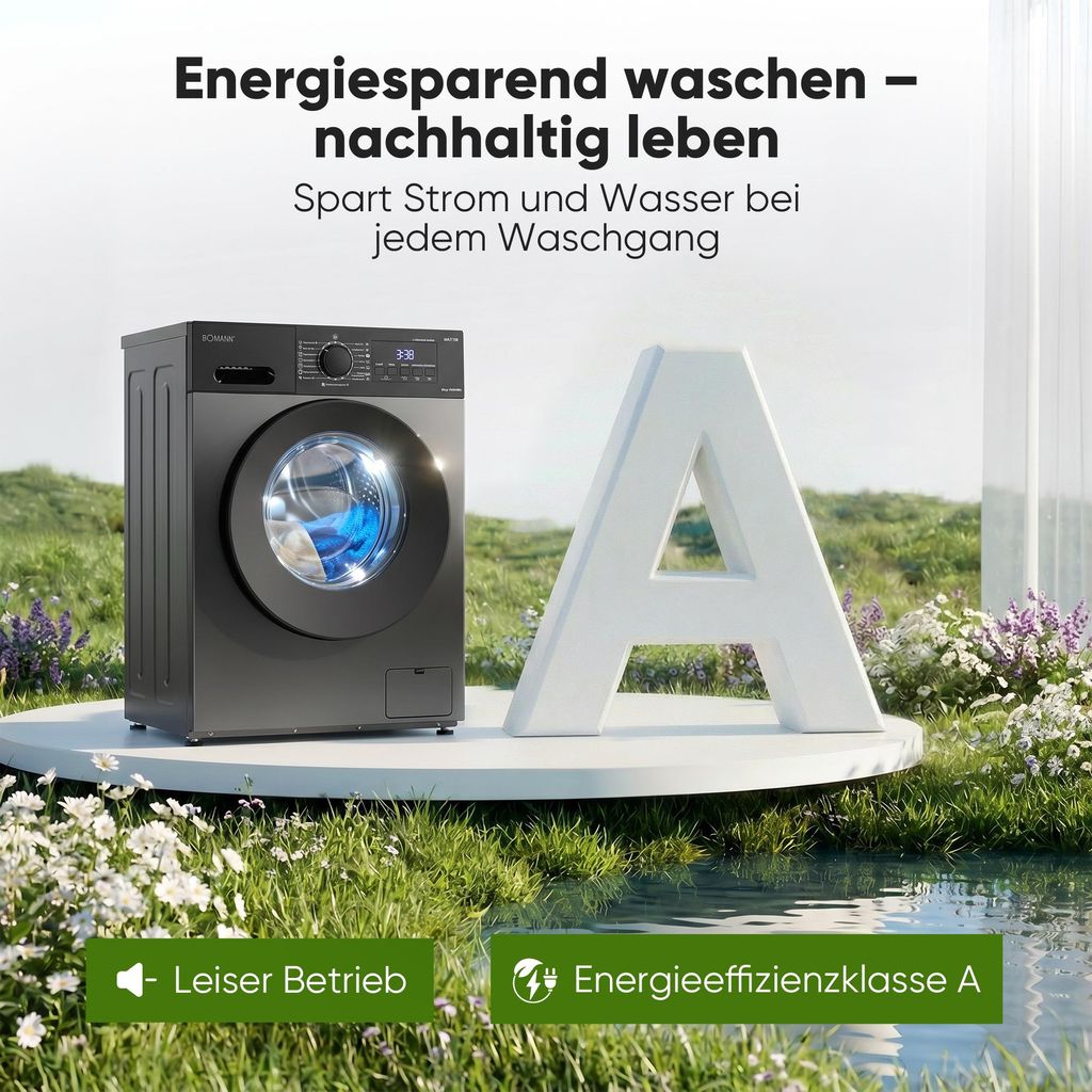 Bomann Waschmaschine 8kg - WA 7188