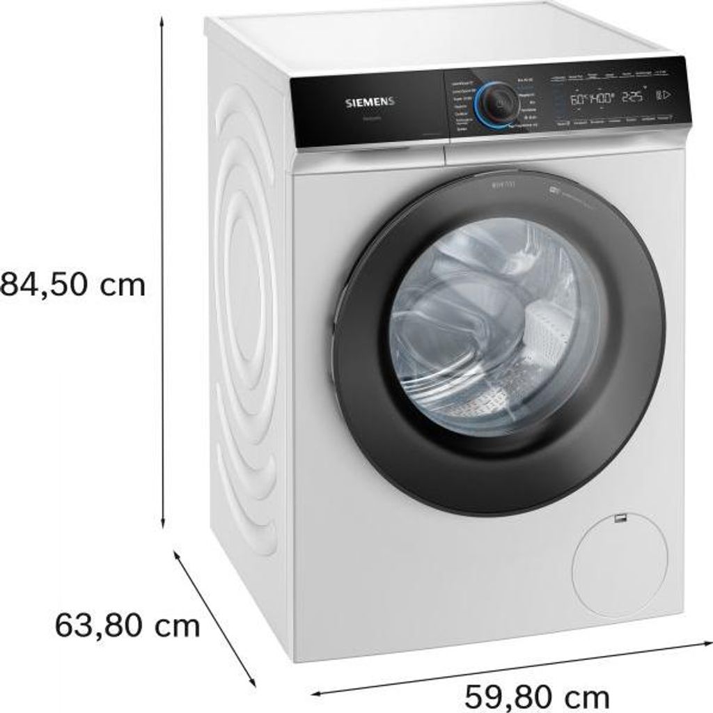 Siemens iQ700 WG44B2071, Frontlader, 9 kg, B, 69 dB, 1400 RPM, A