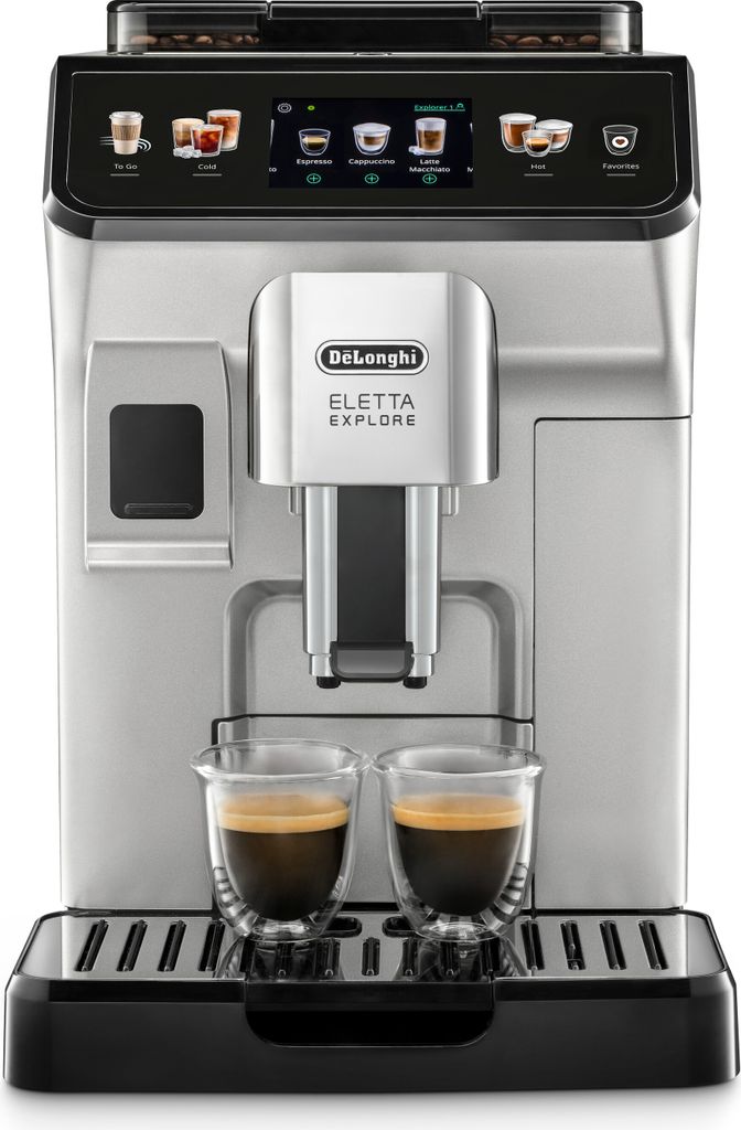 De'Longhi Eletta Explore ECAM450.55.S Kaffeevollautomat silber