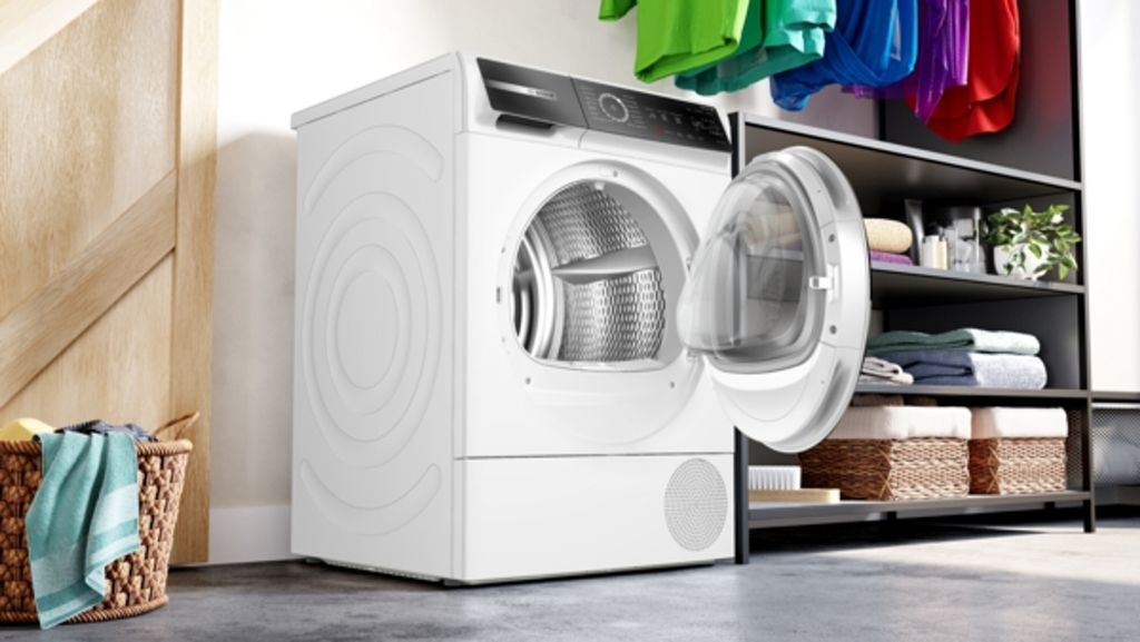 Bosch Serie 8 WQB245B40 Wäschetrockner Freistehend Frontlader 9 kg Weiß
