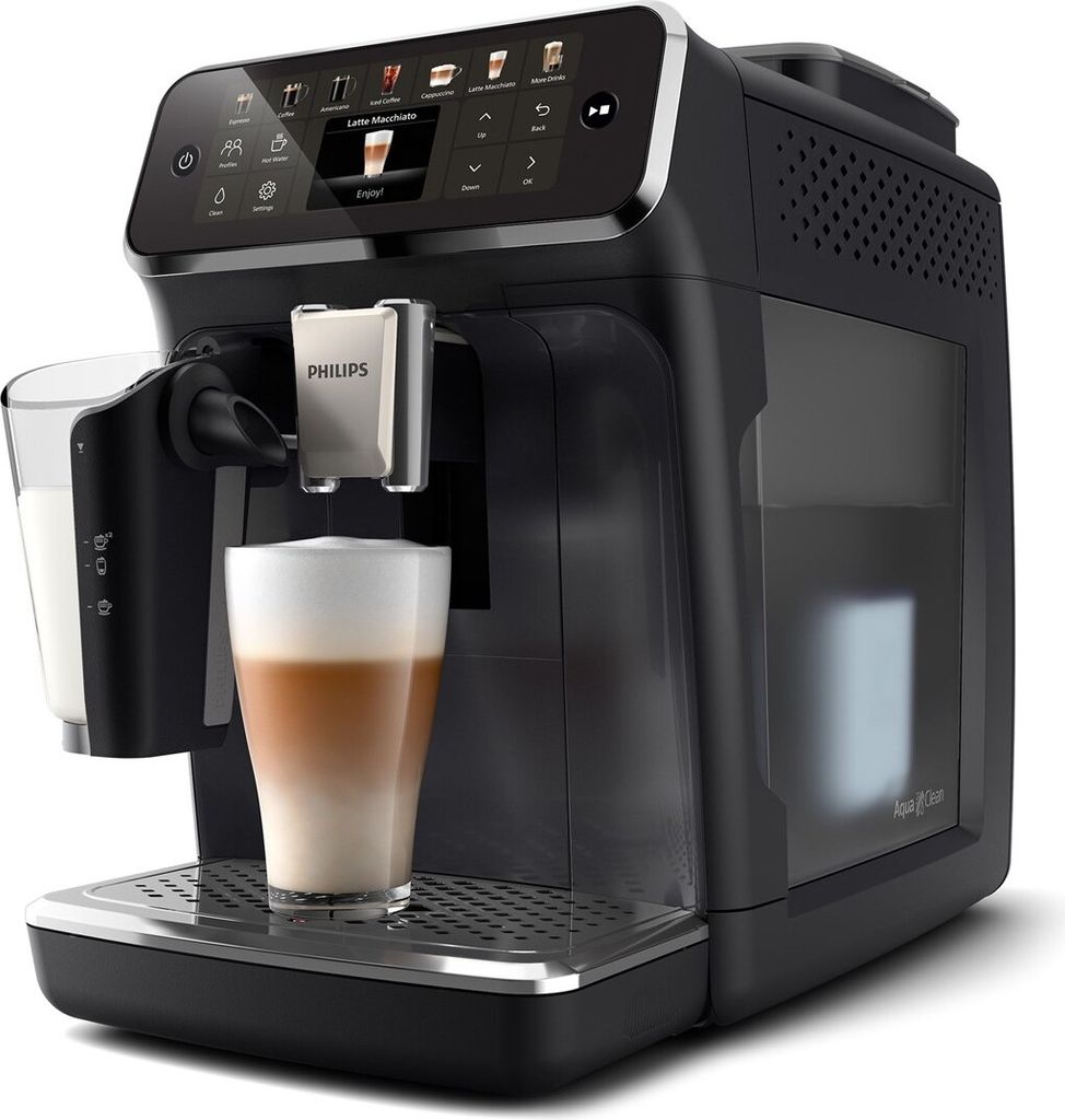 Philips 4400 Series Series 4400 EP4441/50 Kaffeevollautomat, Espressomaschine, 1,8 l, Kaffeebohnen, Eingebautes Mahlwerk, 1500 W