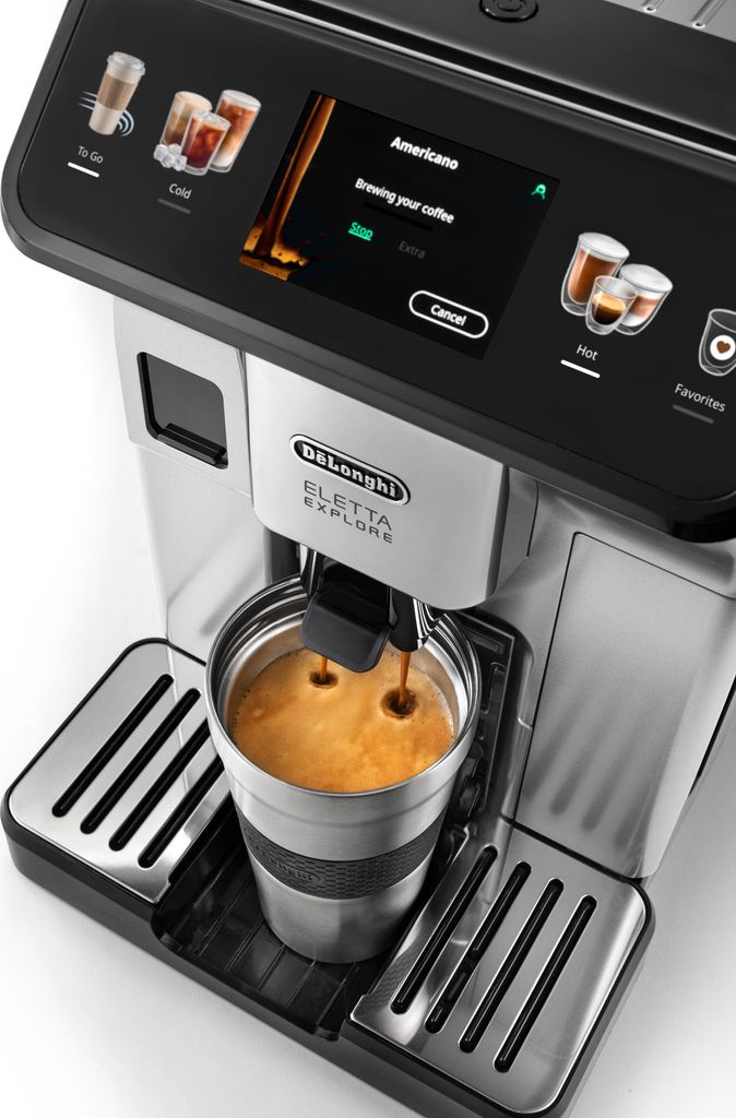 De'Longhi Eletta Explore ECAM450.55.S Kaffeevollautomat silber