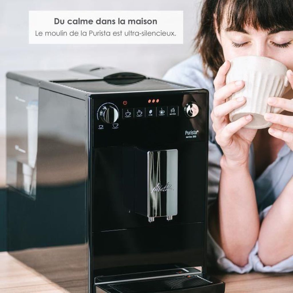 Melitta F23/0 - 102 Kaffeevollautomat Double Cup Mode Flüsterleises Mahlwerk