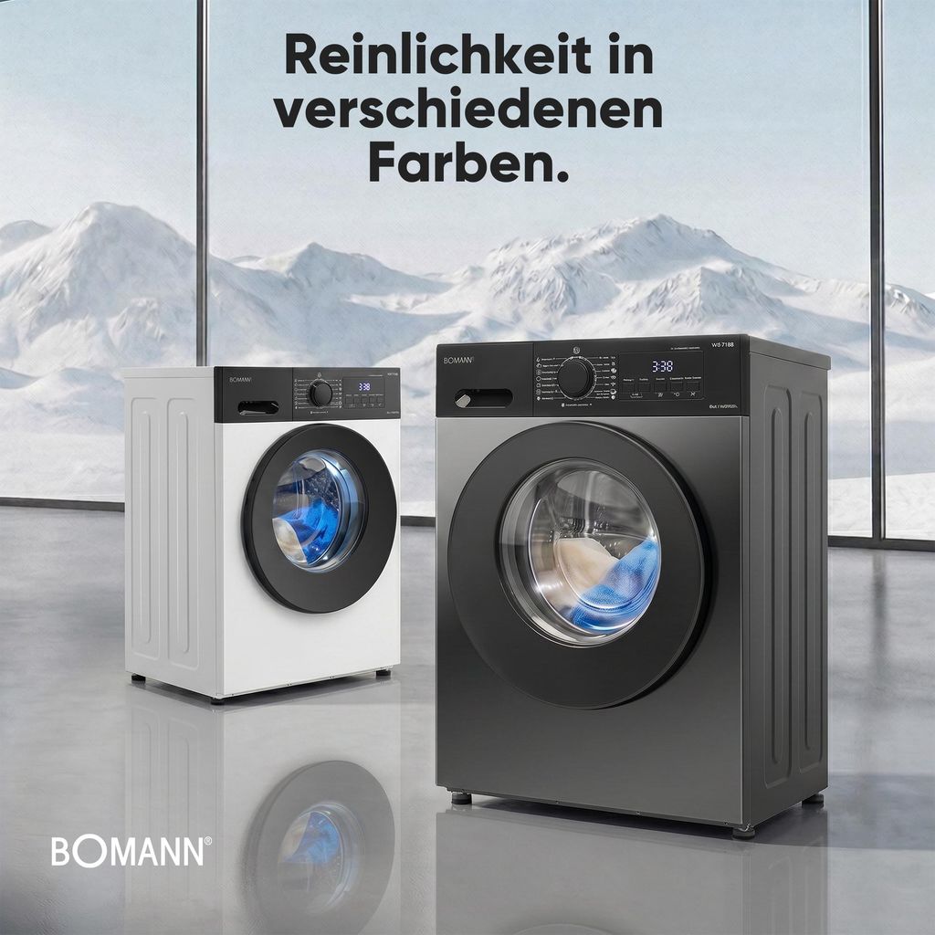 Bomann Waschmaschine 8kg - WA 7188