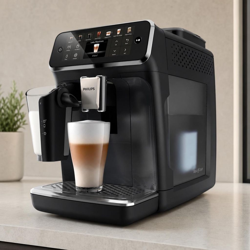 Philips 4400 Series Series 4400 EP4441/50 Kaffeevollautomat, Espressomaschine, 1,8 l, Kaffeebohnen, Eingebautes Mahlwerk, 1500 W