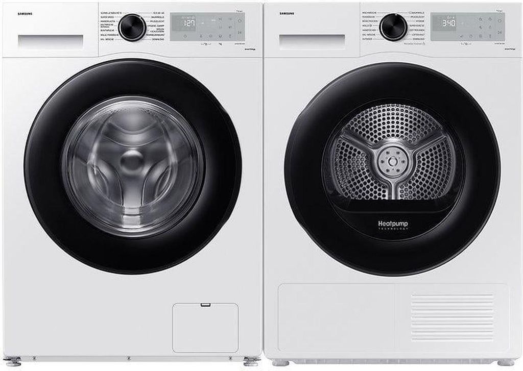 Samsung WW5000D, Waschmaschine, 11 kg, ( - 10%), mit Ecobubble und Hygiene - Dampf, Frontlader, 11 kg, B, 72 dB, 1400 RPM, A