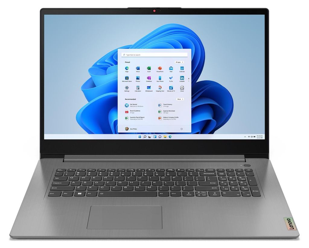 Lenovo IdeaPad 3 17ABA7, AMD Ryzen 7, 2 GHz, 43,9 cm (17.3"), 1920 x 1080 Pixel, 16 GB, 1 TB