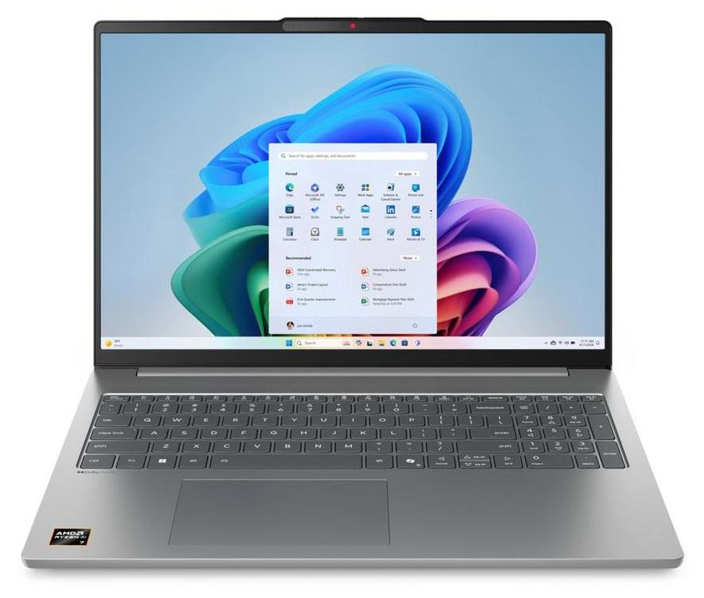 Lenovo IdeaPad Slim 5 16AKP10 Copilot+ PC, AMD Ryzen AI 5, 2 GHz, 40,6 cm (16"), 1920 x 1200 Pixel, 32 GB, 1 TB