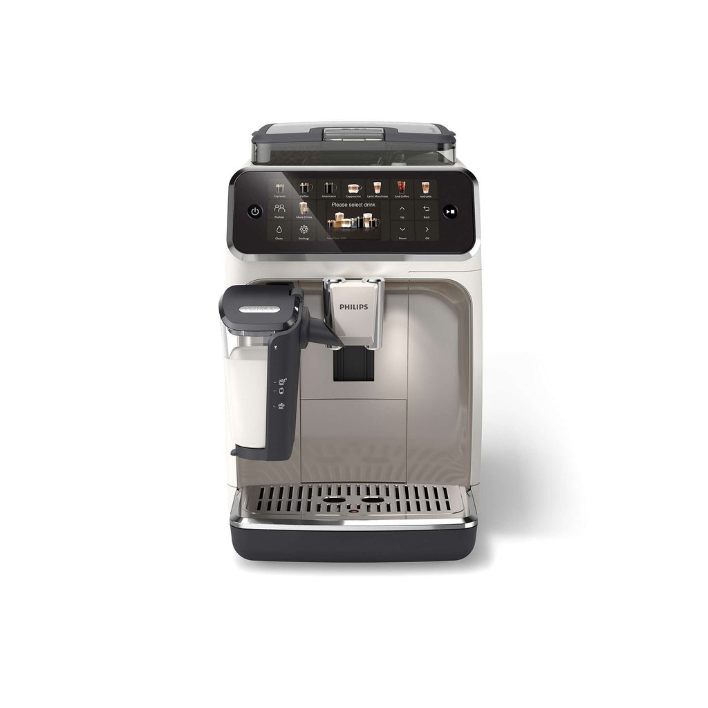 Philips 5500 series Series 5500 EP5543/90 Kaffeevollautomat, Espressomaschine, 1,8 l, Kaffeebohnen, Eingebautes Mahlwerk, 1500 W, Weiß