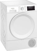 Siemens iQ300 WT45HV4EP, Freistehend, Frontlader, Wärmepumpe, Weiß, Drehregler, Berührung, Rechts