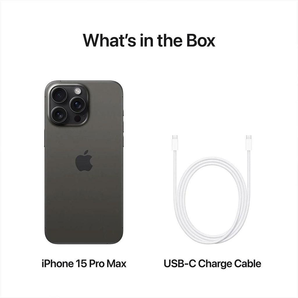 Apple iPhone 15 Pro , 15,5 cm (6.1"), 2556 x 1179 Pixel, 128 GB, 48 MP, iOS 17, Titan, Schwarz