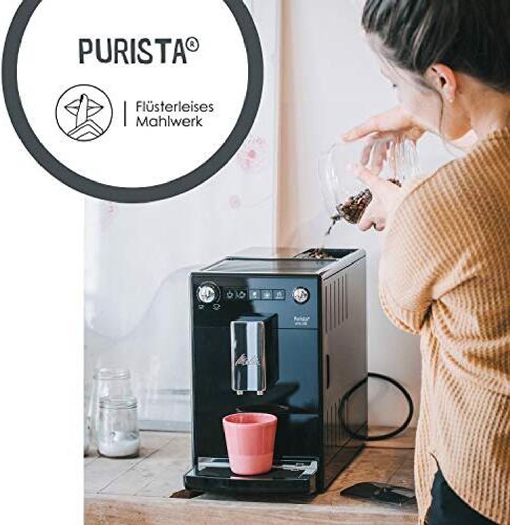 Melitta F23/0 - 102 Kaffeevollautomat Double Cup Mode Flüsterleises Mahlwerk