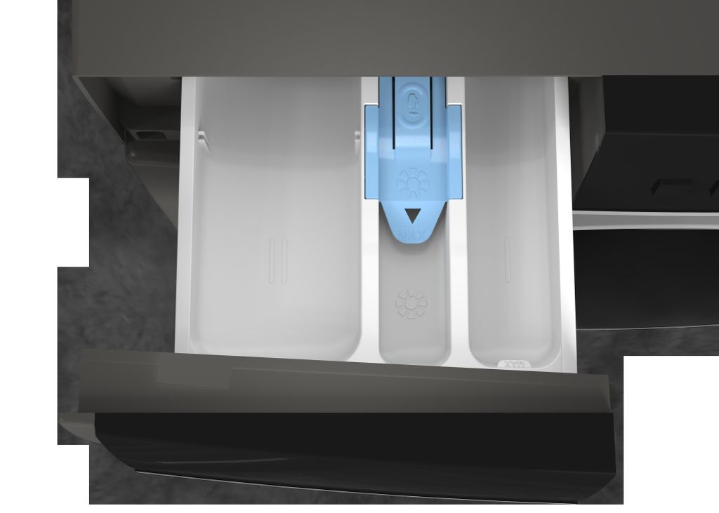 Sharp ES - WNFB214CAA - DE Waschmaschine (12 kg, EEK A - 20%, 1400 U/min.), (WiFi, Inverter Motor, Dampf, AquaStop), Espresso Gray
