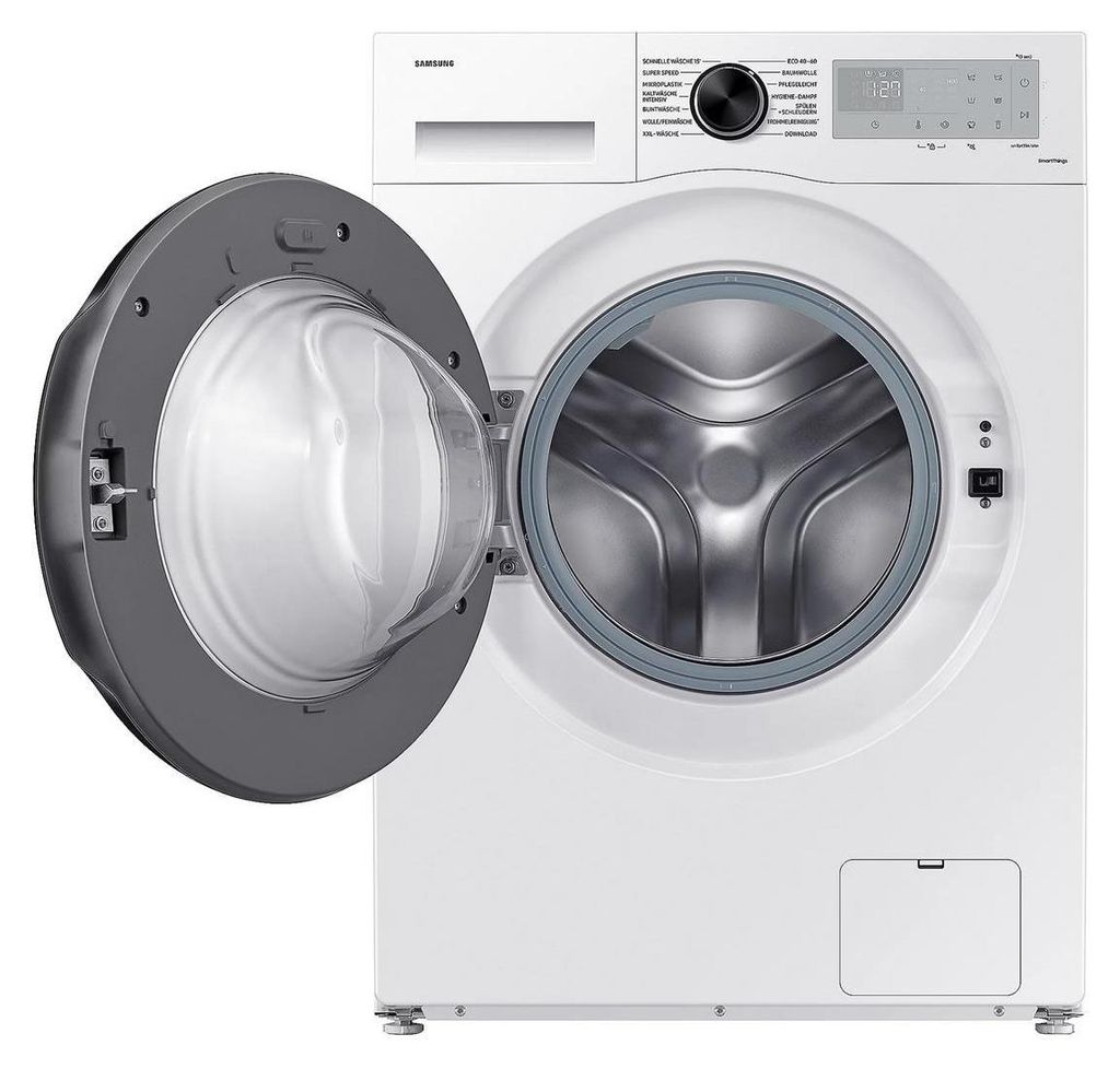 Samsung WW5000D, Waschmaschine, 11 kg, ( - 10%), mit Ecobubble und Hygiene - Dampf, Frontlader, 11 kg, B, 72 dB, 1400 RPM, A