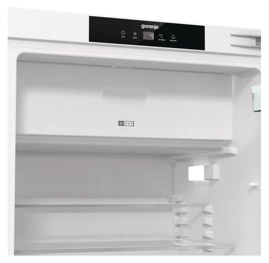 gorenje RBIU609EA1 Kühlschrank, Unterbau, 88er Nische, 121 l, Unterbau, E, 38 dB, SN - ST, 2 kg/24h