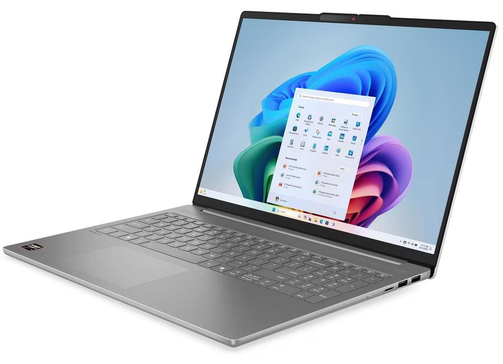 Lenovo IdeaPad Slim 5 16AKP10 Copilot+ PC, AMD Ryzen AI 5, 2 GHz, 40,6 cm (16"), 1920 x 1200 Pixel, 32 GB, 1 TB