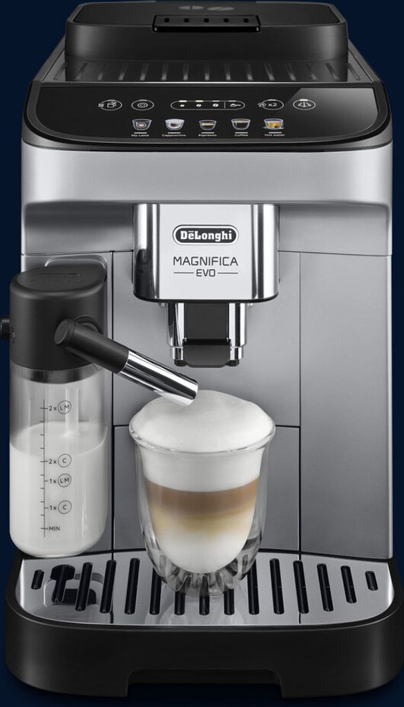 De'Longhi Magnifica Evo ECAM290.61.SB Kaffeevollautomat silber - schwarz