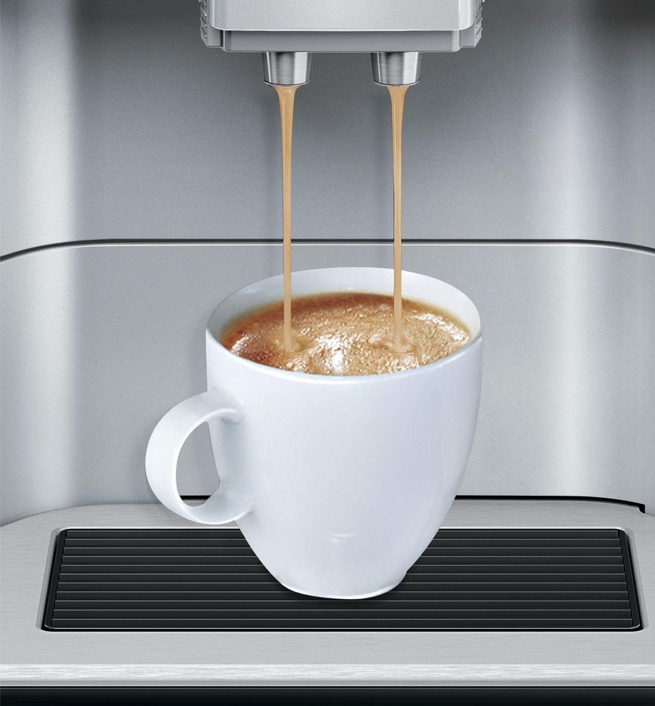 Siemens EQ.6 plus s300, Espressomaschine, 1,7 l, Kaffeebohnen, Gemahlener Kaffee, Eingebautes Mahlwerk, 1500 W, Schwarz, Grau