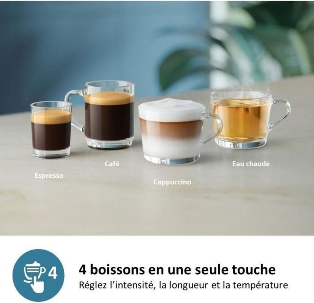 Philips Series 2300 EP2336/40 Kaffeevollautomat, Espressomaschine, 1,8 l, Kaffeebohnen, Eingebautes Mahlwerk, 1500 W, Grau