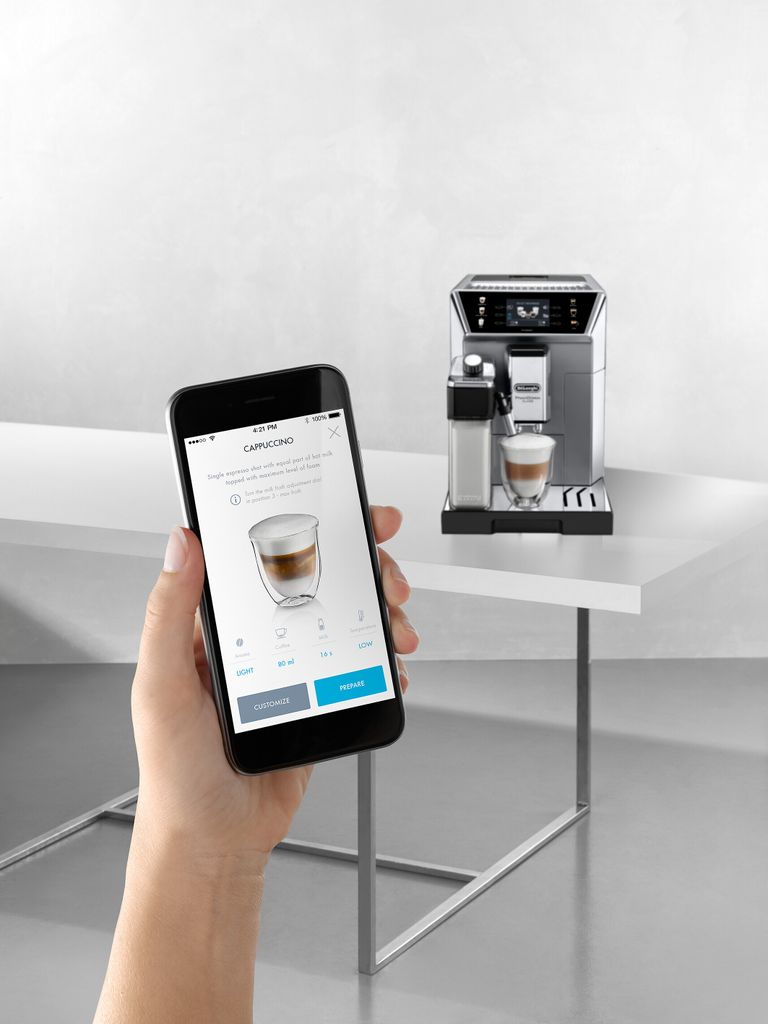 De'Longhi PrimaDonna Class ECAM550.85.MS Kaffeevollautomat silber
