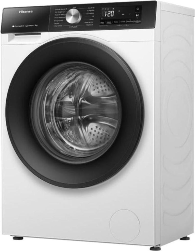 Hisense WF3S9045BW3, Frontlader, 9 kg, B, 72 dB, 1400 RPM, A