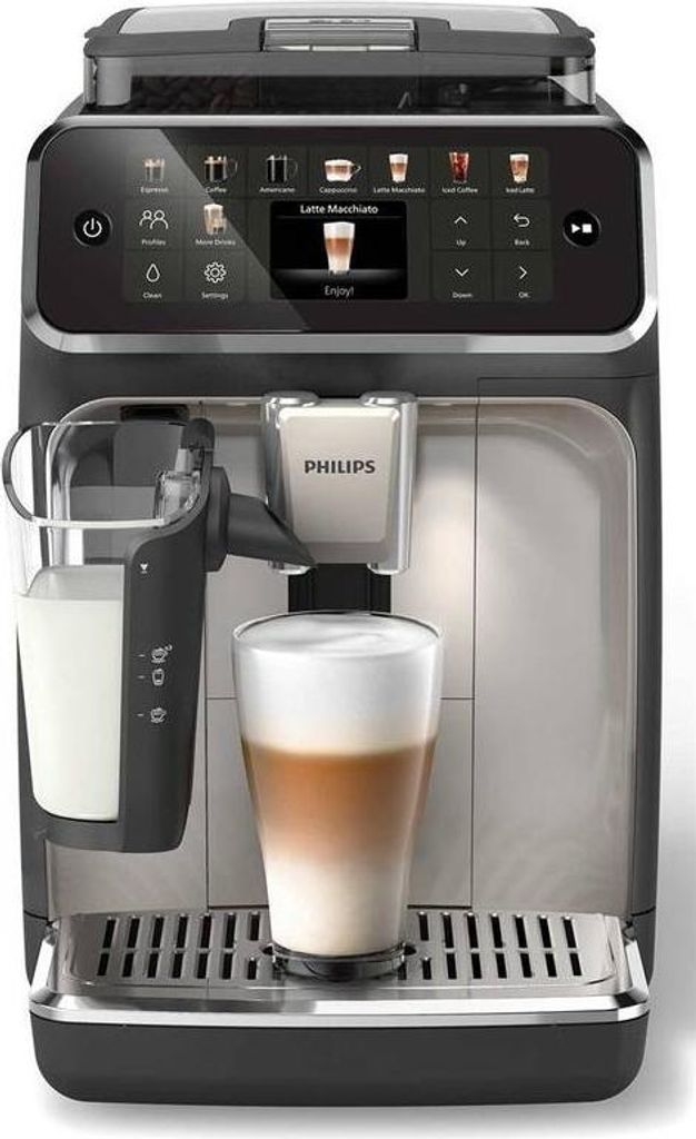Philips 5500 series Series 5500 EP5547/90 Kaffeevollautomat, Espressomaschine, 1,8 l, Kaffeebohnen, Eingebautes Mahlwerk, 1500 W, Grau