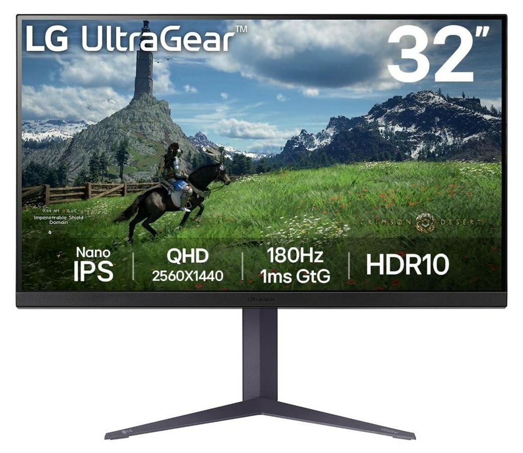 LG 32GS85Q - B, 80 cm (31.5"), 2560 x 1440 Pixel, Quad HD, 1 ms, Schwarz - LG 32GS85Q - B