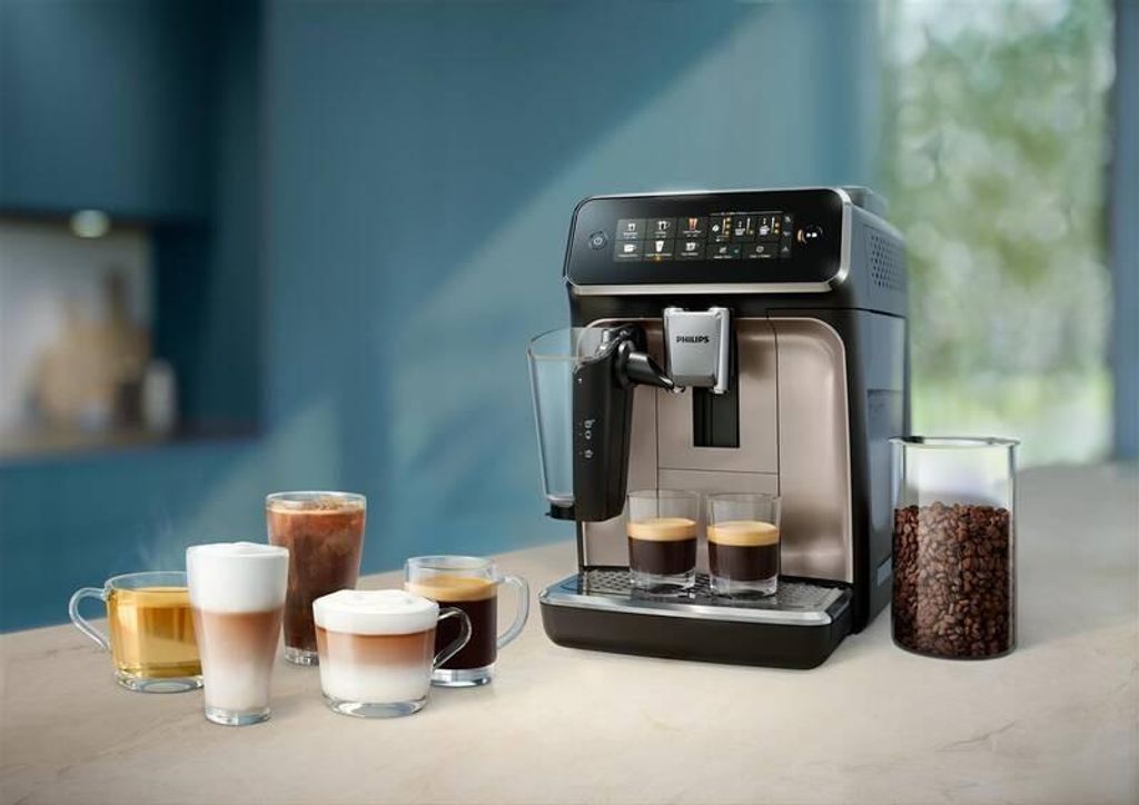 Philips Series 3300 EP3347/90 Kaffeevollautomat, Espressomaschine, 1,8 l, Kaffeebohnen, Eingebautes Mahlwerk, 1500 W